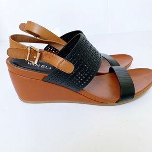 Vaneli  Slingback Wedge Sandals. NWOT